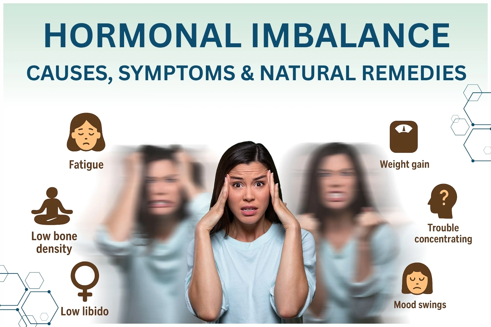 hormonal imbalance: causes, symptoms & natural remedies by unicare remedies