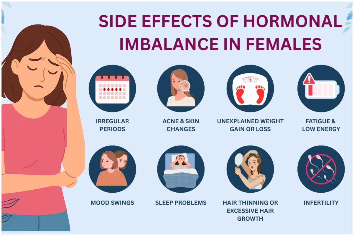 side effects of hormonal imbalance in females by unicare remedies