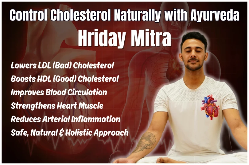 hriday mitra ayurvedic cholesterol care syrup for men and women